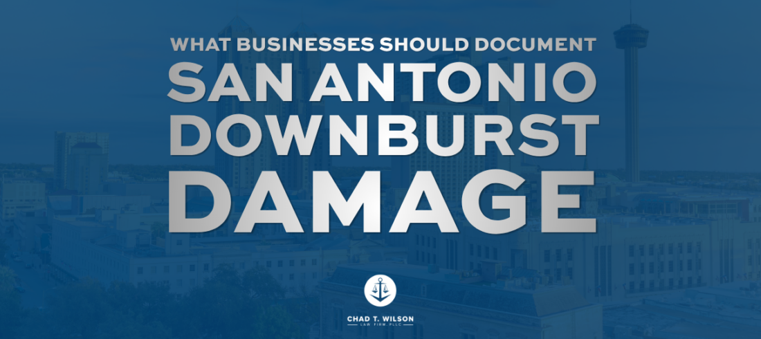 San Antonio Downburst Damage