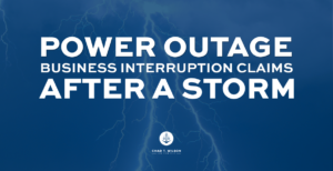 power outage business interruption claim