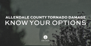 Allendale County tornado damage