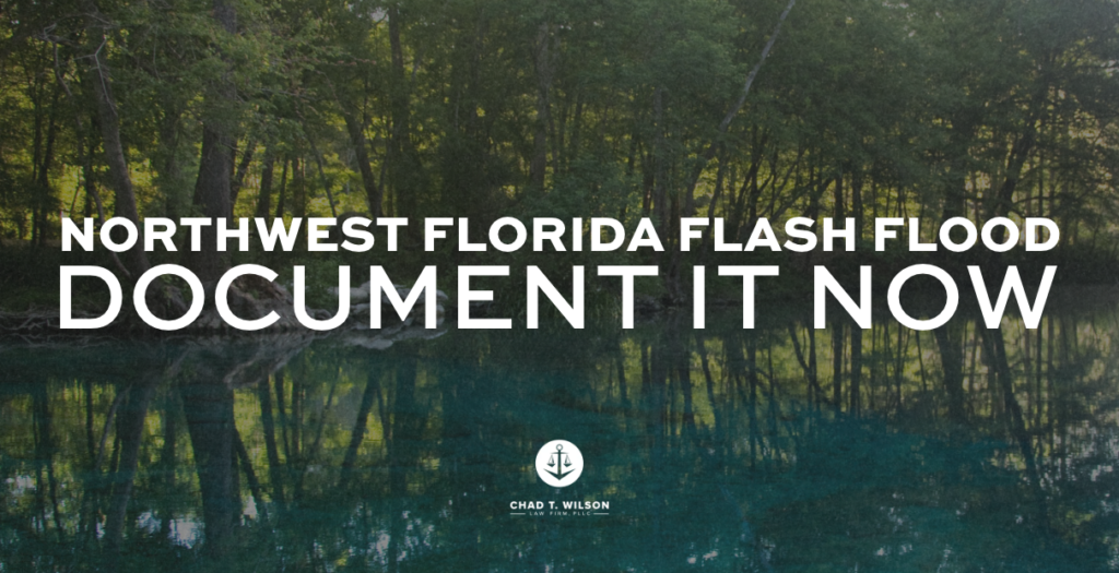 Northwest Florida flash flood damage