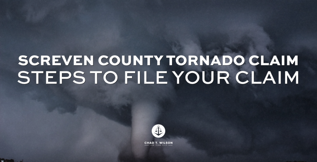 Screven County tornado claim