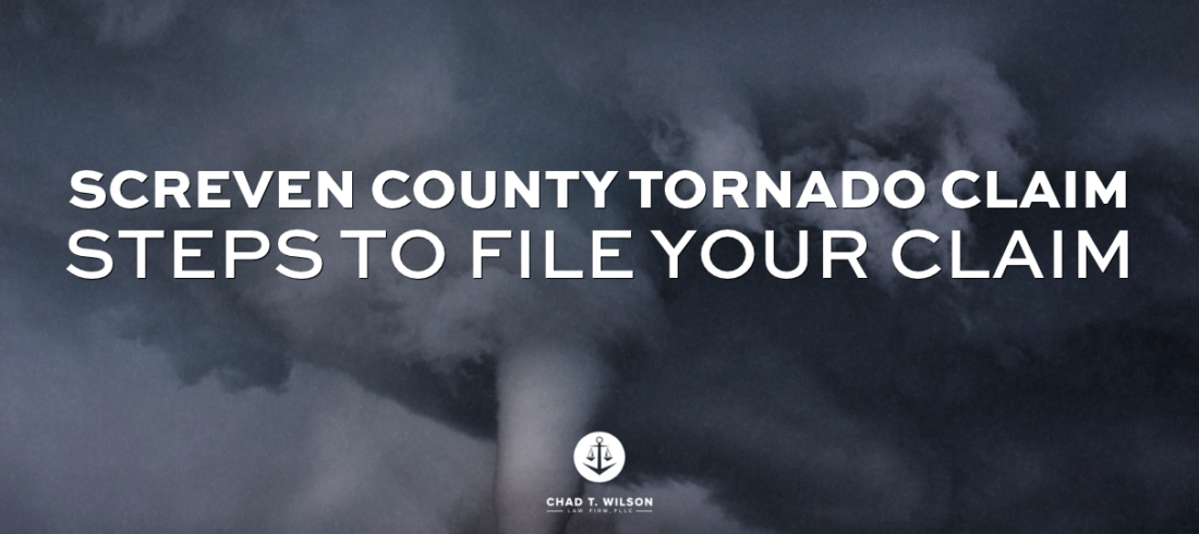 Screven County tornado claim