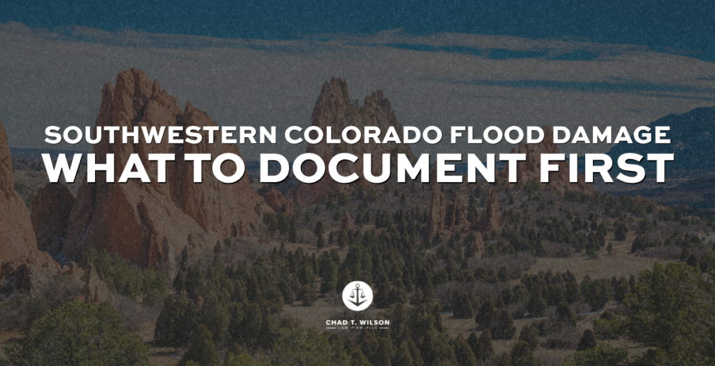 southwestern Colorado flood damage